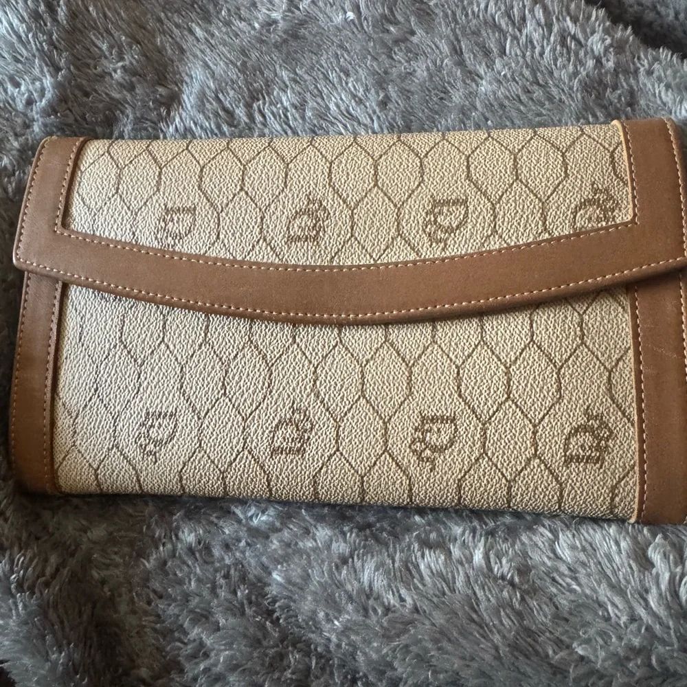 Christian Dior Honeycomb Wallet Like New